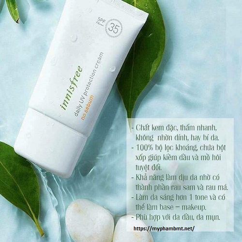 Kem chống nắng Innissfree Daily UV protection nosebum