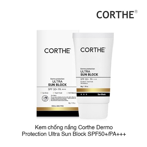 Kem Chống Nắng Corthe Dermo Protection ULTra Sun BLock SPF50+ PA+++