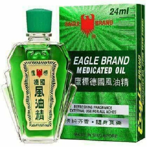 Dầu Gió Xanh Con Ó Eagle Brand Medicated Oil