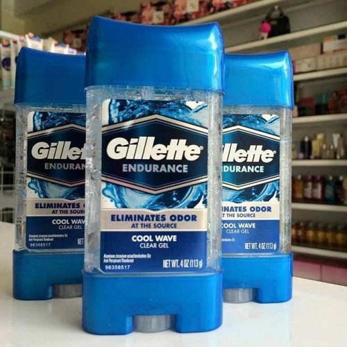 Lăn khử mùi nam Gillette Endurance Clear Gel Cool Wave