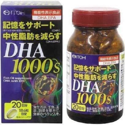 Thuốc bổ não DHA ITOH 1000 Nhật Bản
