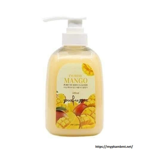 Sữa tắm dưỡng da 3W Clinc Mango Purfume Body Cleanser - Hương Xoài 500ml